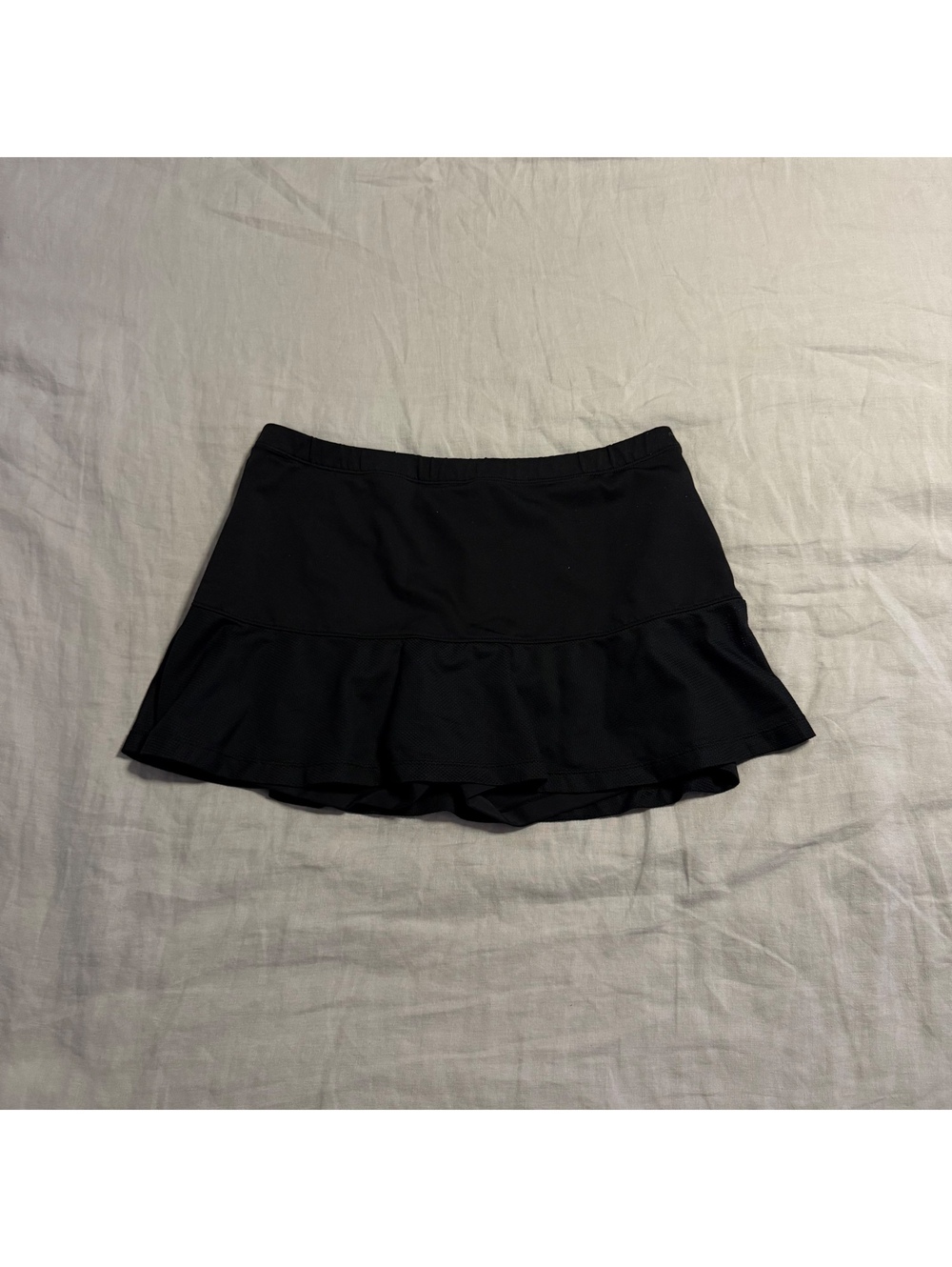 novara black athletic skirt